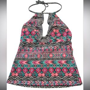 Malibu Dream girl tankini swim bikini top size small NWT